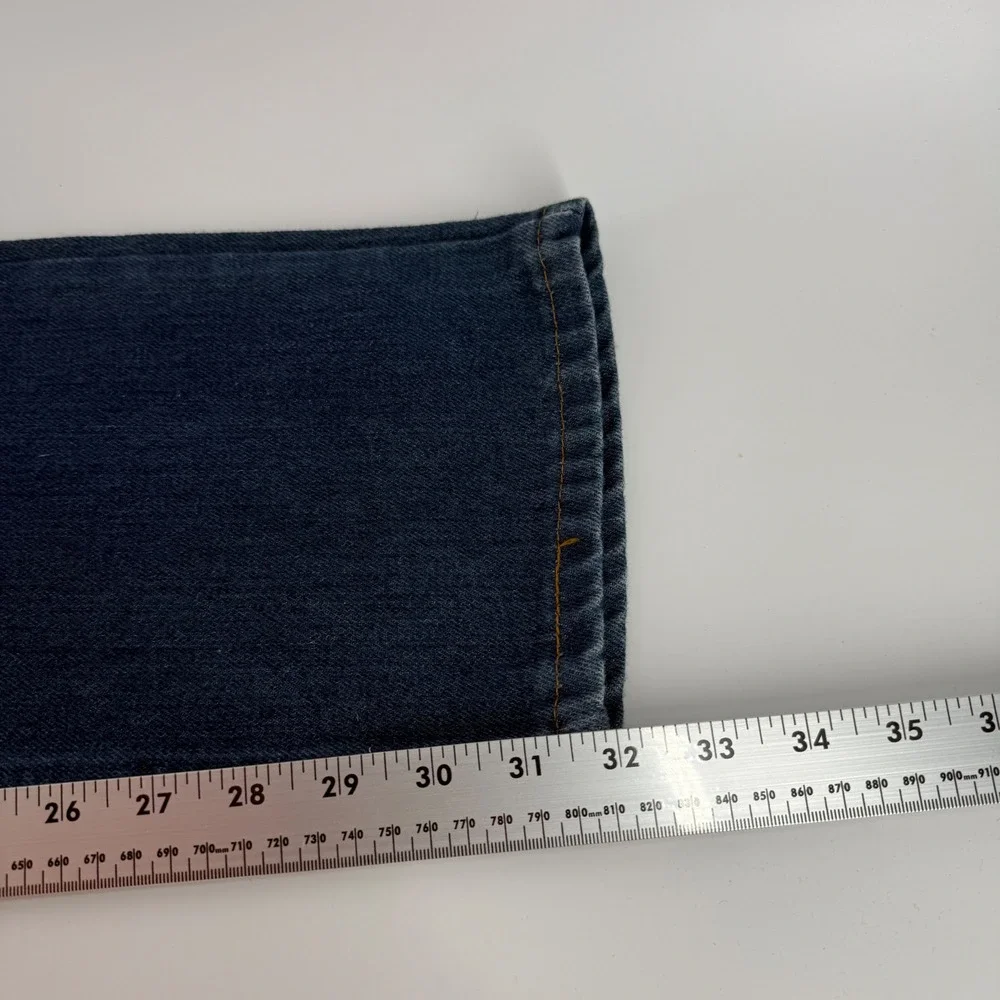 Vintage Levis 519 Orange Tab Jeans Mens 32x32 Made in USA Blue Denim‎ 40519-0916